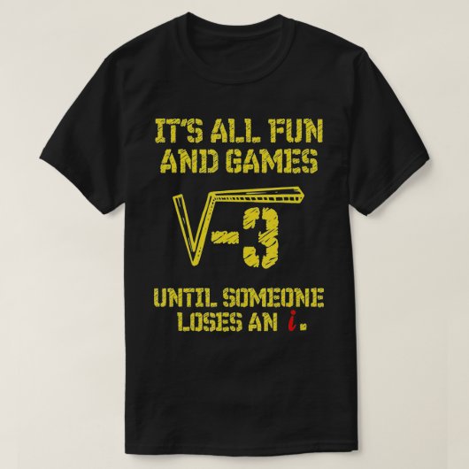 誰かがおもしろいI平方根を失う9 is 3レトロ Tシャツ (デザイン正面)