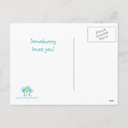 誰かがお前を愛してる！イースターポストカード シーズンポストカード (裏面)