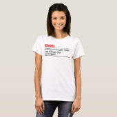 誰かがついに彼にオーナメントについて教えた! Tシャツ (正面フル)