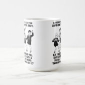 誰かがやられるよ 面白いマグカップ コーヒーマグカップ (中央)
