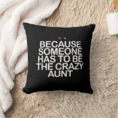 誰かがクレイジーなおばさんのギフトとしておばさんにプレゼントをあげる必要があるから クッション (ブランケット)