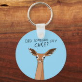 誰かがケーキを言った？ キーホルダー (正面)