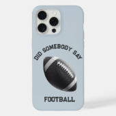 誰かがサッカーだと言ったのか iPhoneケース (裏面)