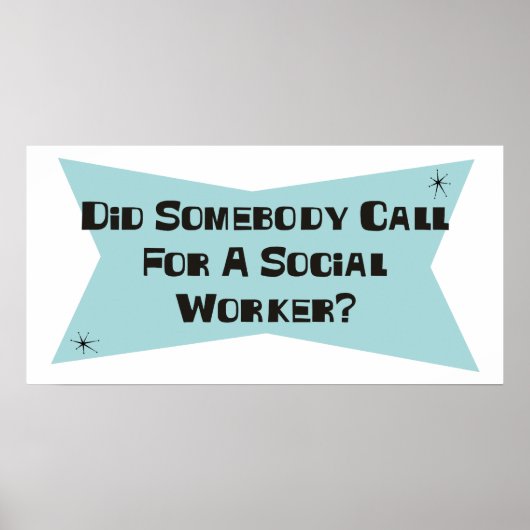誰かがソーシャルワーカーを呼んだのか ポスター (正面)