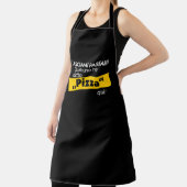 誰かがピザを言った!食イタリアン品スローガン エプロン (インサイチュ)