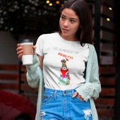 誰かがポーティかわいいドーバーマンクリスマスを言った Tシャツ