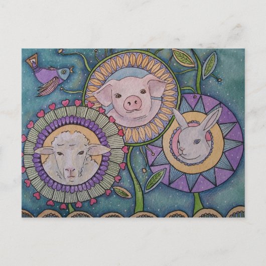 「誰かが何かではない」葉書 ポストカード (正面)