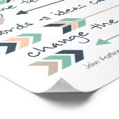 「誰かが何を言おうとも、言葉と…」 ポスター (角)