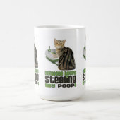 誰かが保私のウンチの猫の芸術を盗んだ コーヒーマグカップ (中央)