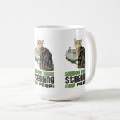 誰かが保私のウンチの猫の芸術を盗んだ コーヒーマグカップ (正面右)