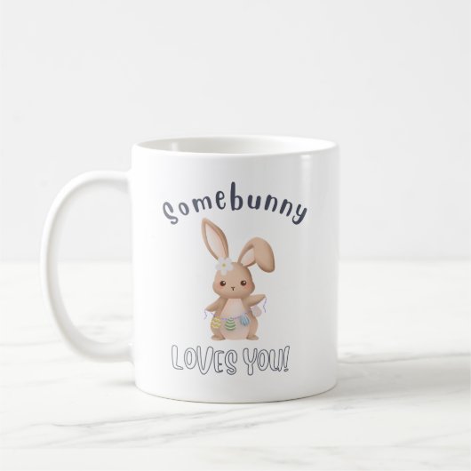 誰かが君を愛している |イースターマグギフト コーヒーマグカップ (左)