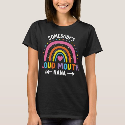 誰かが大声で口ナナマザーの日2 Tシャツ (正面)
