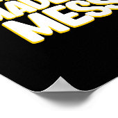 誰かが学校の管理責任者ジャニットを混乱させた ポスター (角)