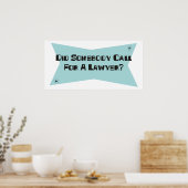 誰かが弁護士を呼んだ ポスター (キッチン)