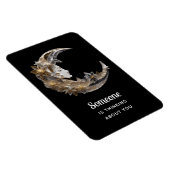 誰かが月考えの顔について マグネット (右側)