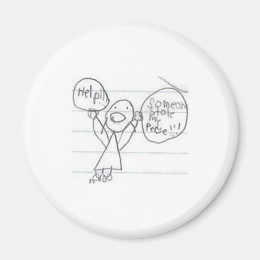 誰かが私のペルセを盗んだ!!! マグネット (正面)