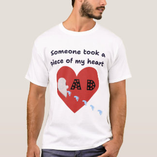 誰かが私の心の一部を持っていった – おそろいファミリー Tシャツ