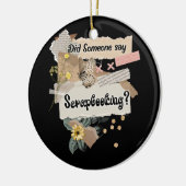 誰かが言ったスクラップブック作り愛好家紙アーツホブ セラミックオーナメント (左)