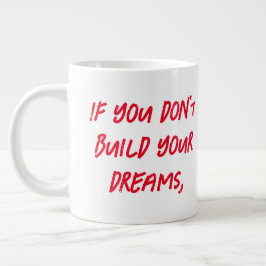 誰かが雇って彼ら救済を建てる ジャンボコーヒーマグカップ