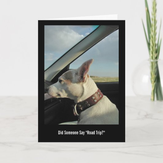 誰かが「ロードトリップ」と言ったのか？ カード (正面)