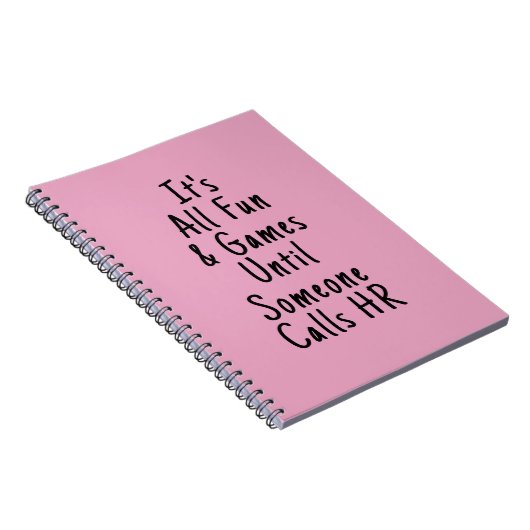 誰かがHRを呼び出すまでは全てのおもしろいとゲームである ノートブック (右側)