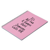 誰かがHRを呼び出すまでは全てのおもしろいとゲームである ノートブック (左側)