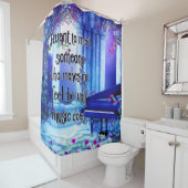 誰かに会いたい…音楽 シャワーカーテン (インサイチュ)