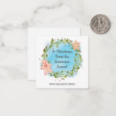 誰かに優しいクリスマスのお菓子 ノートカード (正面/裏面インサイチュ)