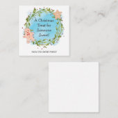 誰かに優しいクリスマスのプレゼント ノートカード (正面/裏面)