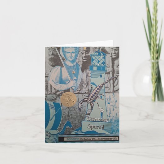 誰かに特別なカード – 蠍座 カード (正面)