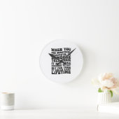 誰かに美しいものを見た時 ラウンド壁時計 (ホーム)