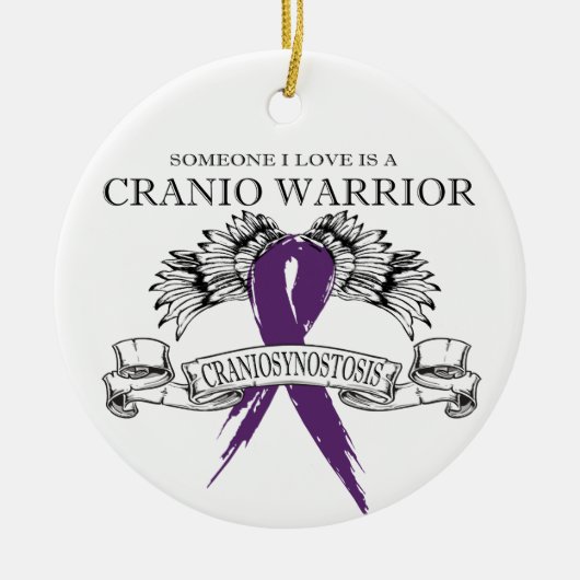 誰かにI愛Cranioがあります セラミックオーナメント (正面)