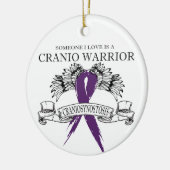 誰かにI愛Cranioがあります セラミックオーナメント (左)