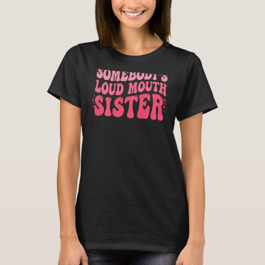 誰かのうるさい姉妹 ウェーブ グルービー Tシャツ (正面)
