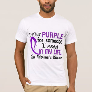 誰かのための紫色私はアルツハイマー病を必要とします Tシャツ