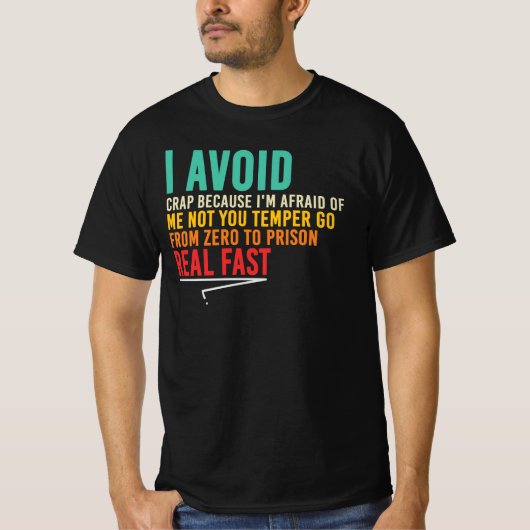 誰かのため、ドラマは避ける Tシャツ (正面)