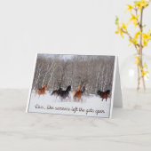 誰かのような生きている生命は.....ゲートを開いた去りました! カード (黄色い花)