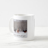 誰かのような生きている生命は.....ゲートを開いた去りました! コーヒーマグカップ (正面左)