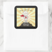 誰かのヒーロー スクエアシール (バッグ)