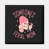 誰かのフェラルママママハロウィーンスケルトンマザーズDa マグネット (正面)