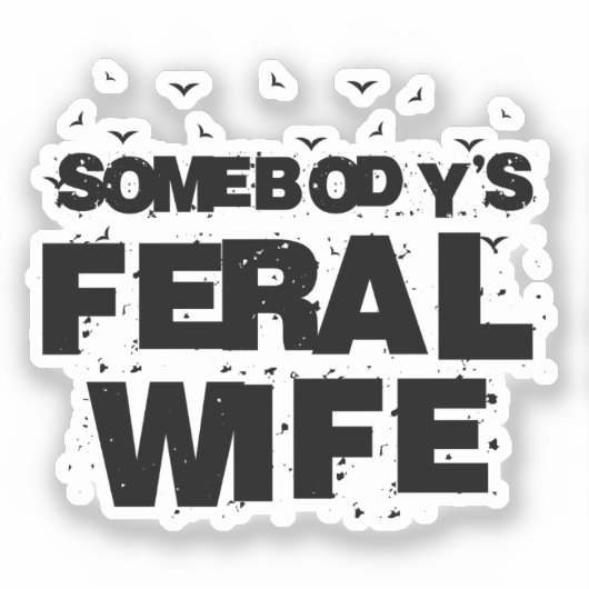 誰かのフェラル叔母賛美叔母叔母おもしろい シール (正面)