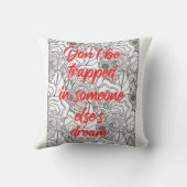 誰かの夢の中に閉じ込められてはいけない クッション (裏面)