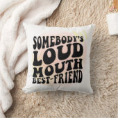 誰かの大きな口の友 クッション (ブランケット)