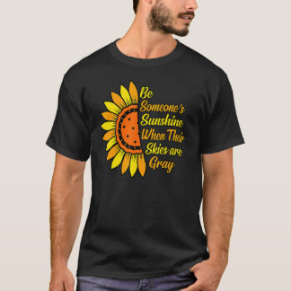 誰かの太陽になって メンタルヘルスの理解を広める グラフィックTシャツ Tシャツ