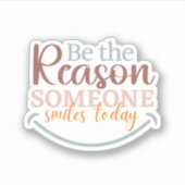 「誰かの理由になれ…」 カスタムカットビニールシール シール (正面)