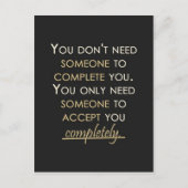 誰かの許可を得なくても、あなたはすばらしい存在なんだ ポストカード (正面)