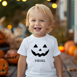 誰かの野生の子供 かわいいカスタム名 ハロウィン トドラーTシャツ