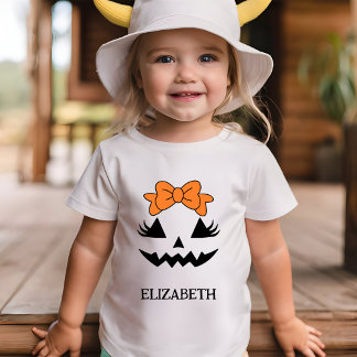 誰かの野生の子供 かわいい ガーリー オーダーメイド ハロウィン ベビーTシャツ