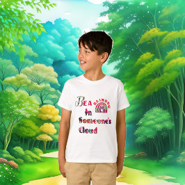 誰かの雲に虹になろう バレンタイン クラスルーム Tシャツ