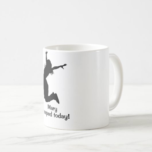 誰かはパーソナライズなコーヒー・マグのギフトを今日pooped コーヒーマグカップ (正面右)